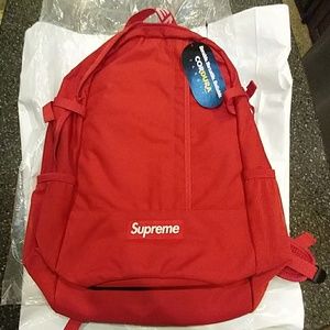 NEW Red SUPREME backpack from first release